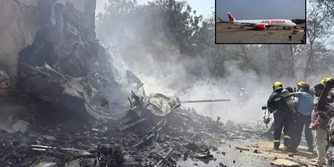 Indian Plane with 242 People Crashes in Ahmedabad