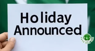 Public Holiday Announced All Offices and Schools to Remain Closed Tomorrow