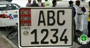 Featured Number Plates for Vehicles, Sindh Government Issues New Guidelines
