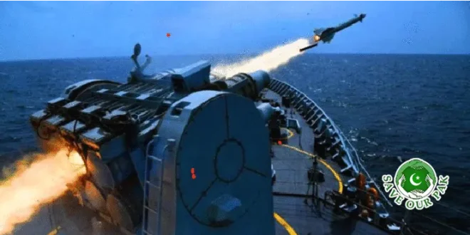 Pakistan Navy successfully tests advanced missile in the Arabian Sea
