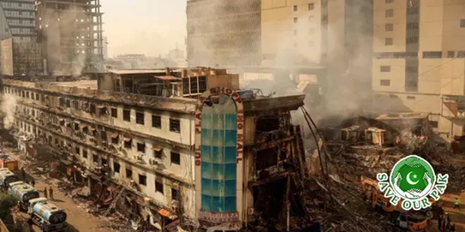 Fire-damaged Gul Plaza building to be sealed today