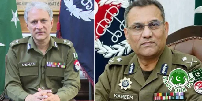 Abdul Karim appointed IG Punjab, Dr Usman Anwar named DG FIA