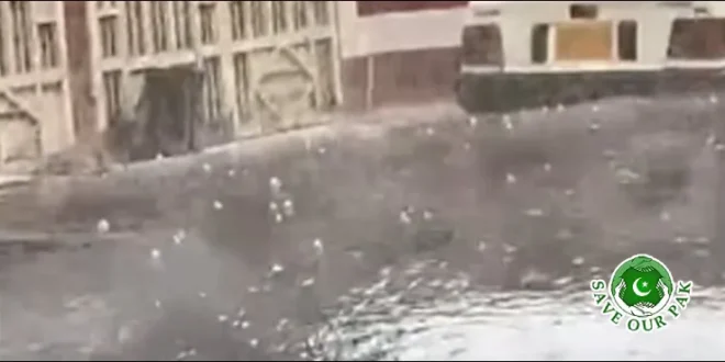 Sudden Hailstorm Surprises Karachi as Heavy Rain Hits Several Areas